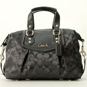 Coach Ashley Signature Sateen Satchel